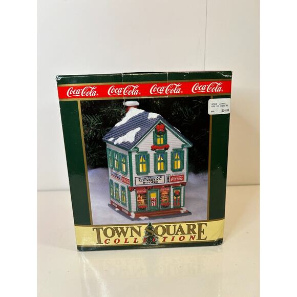Coca-Cola Town Square McMahon’s General Store Lighted Building 1990s - Picture 1 of 6